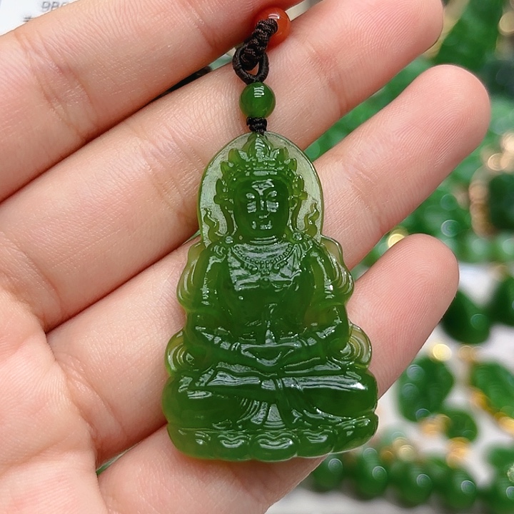 和田玉（碧玉）未镶嵌颈饰