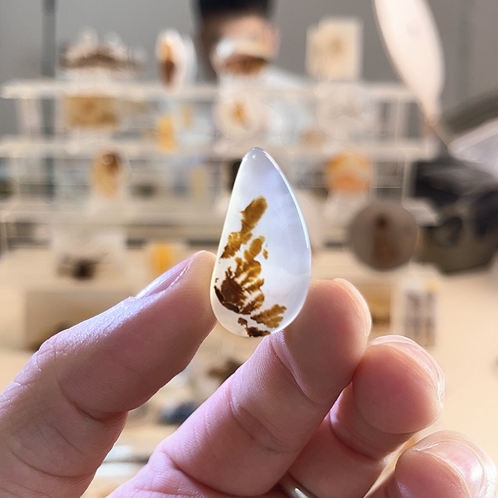 玛瑙/玉髓未镶嵌吊坠(不含链)