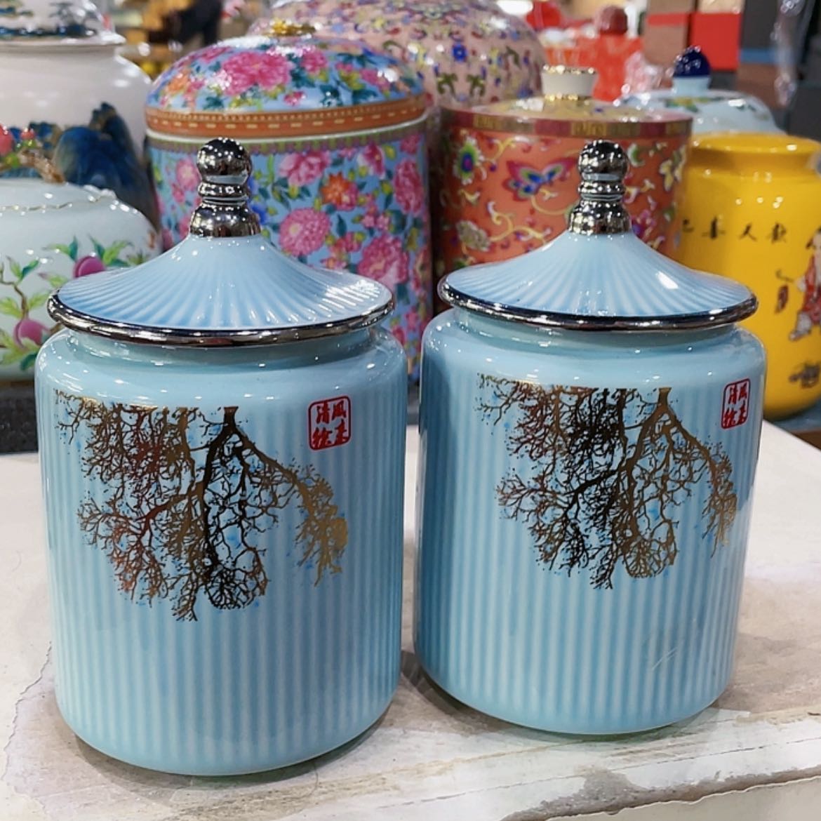 【闪购商品】罐陶瓷茶叶罐密封罐