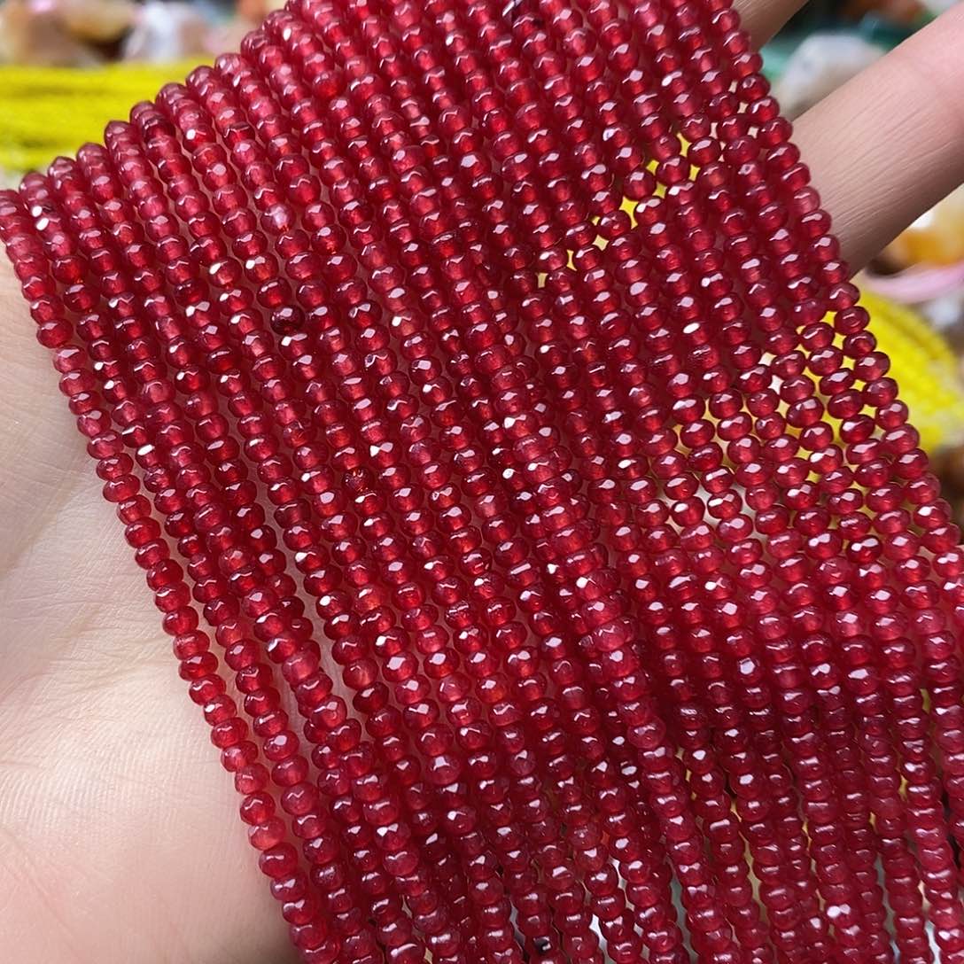 玛瑙/玉髓未镶嵌珠宝半成品卡三左右玉髓两条装