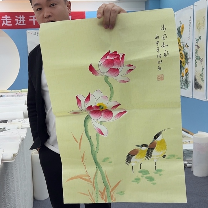 国画手绘国画作品