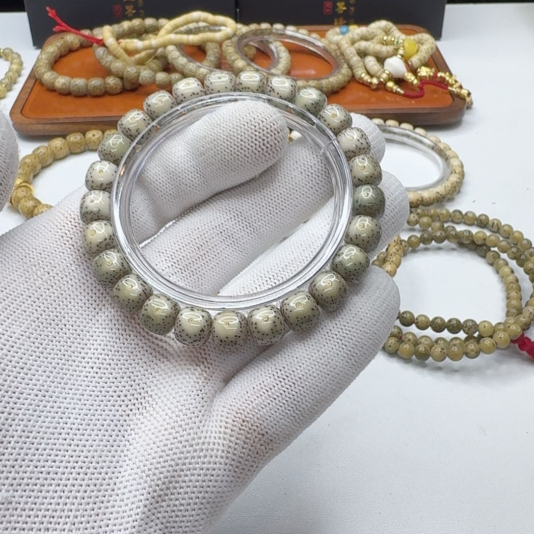 吊坠星月菩提7梵天糯冰大眼睛9左右桶单圈