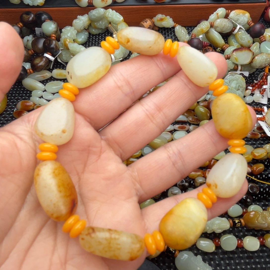 和田玉手链未镶嵌