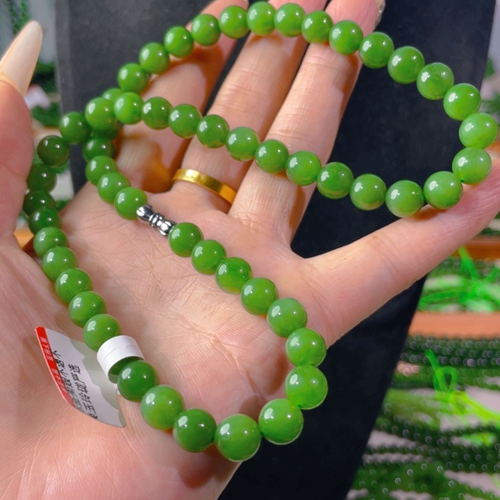 和田玉（碧玉）未镶嵌颈饰8