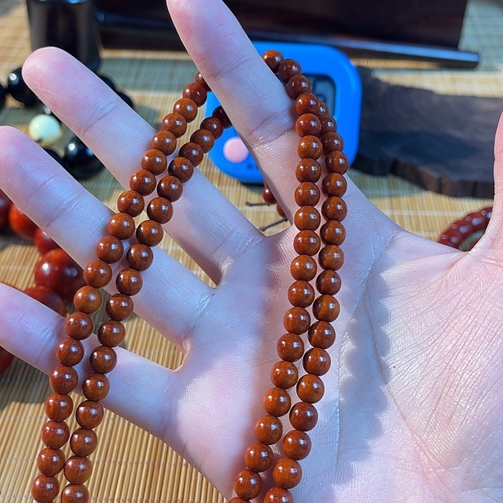 明***天木小叶紫檀手工艺