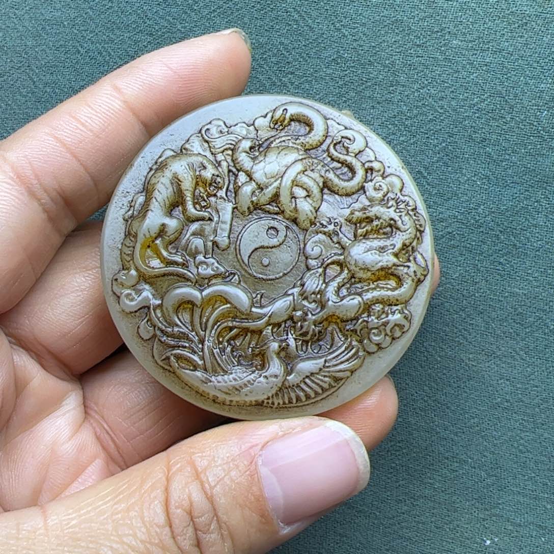 和田玉把件未镶嵌乐*乐