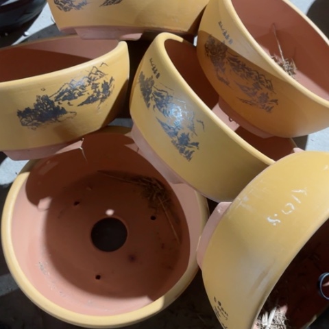 紫砂花盆100-6。25-10.5