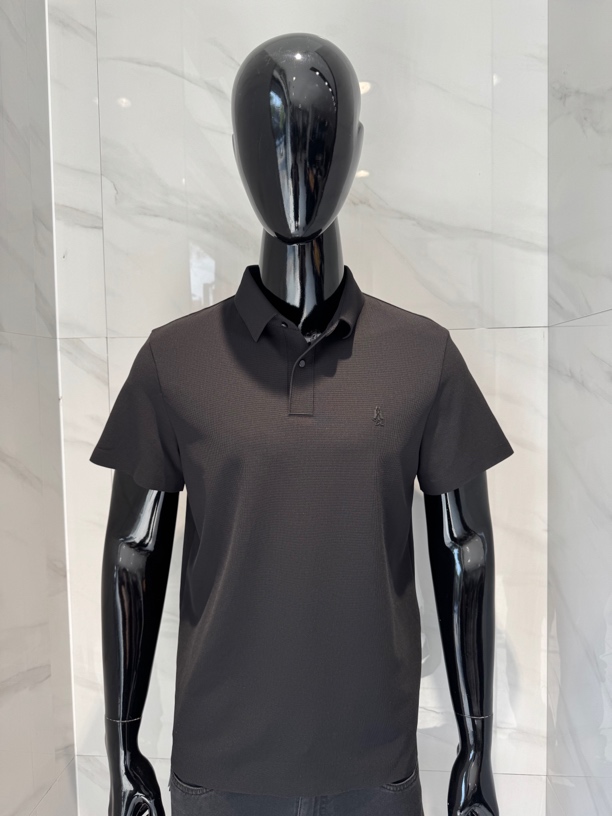 男速干短袖休闲无痕纯色Polo衫修身型连帽套头夏季