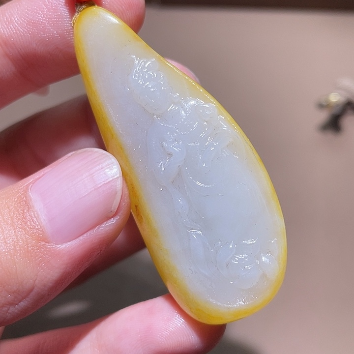 和田玉颈饰未镶嵌Y