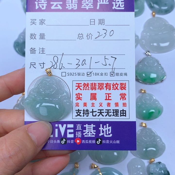 翡翠颈饰未镶嵌天