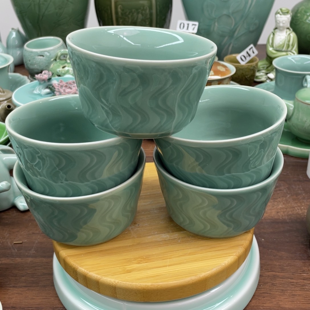 微瑕特价青瓷青瓷5个