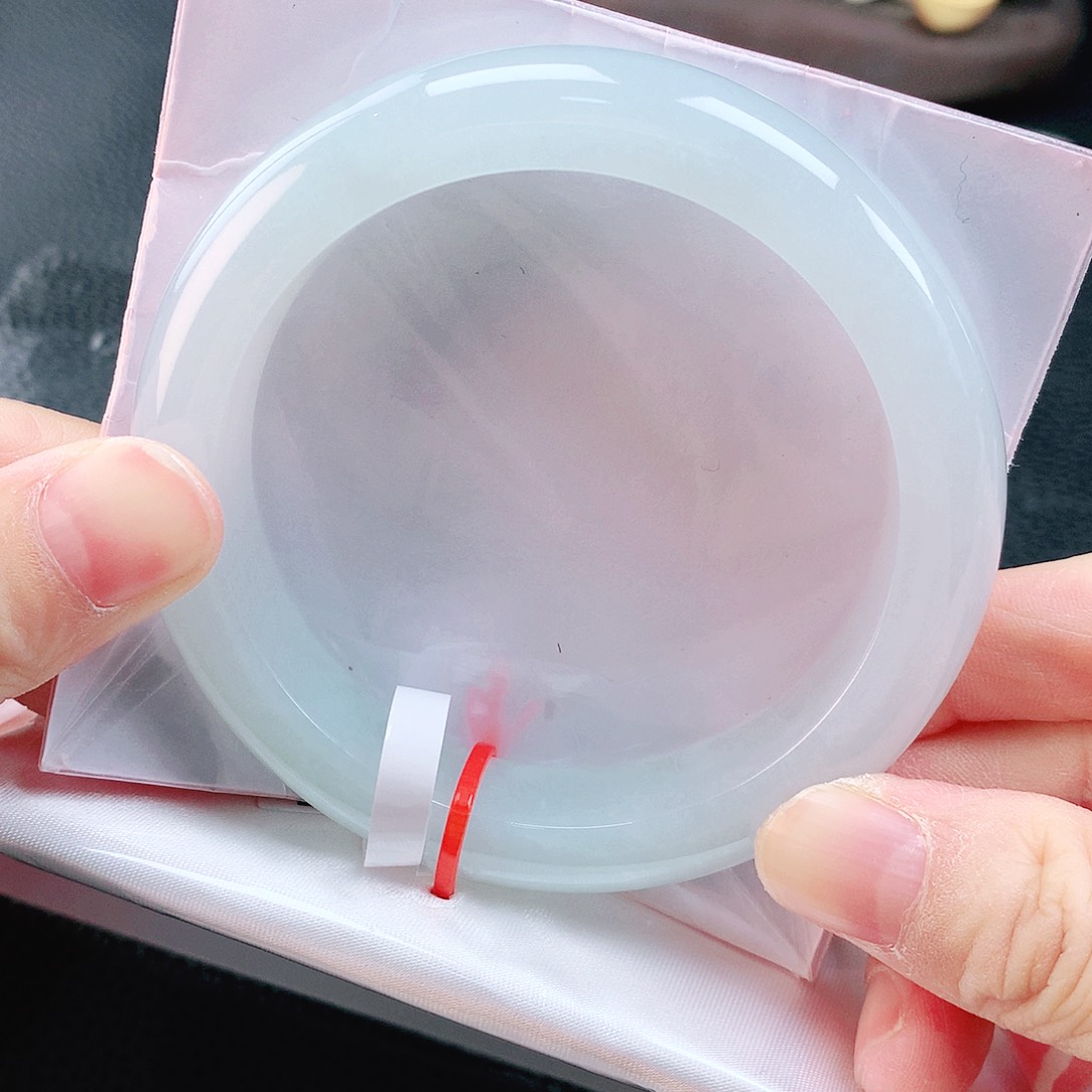 未镶嵌手镯翡翠59冰透