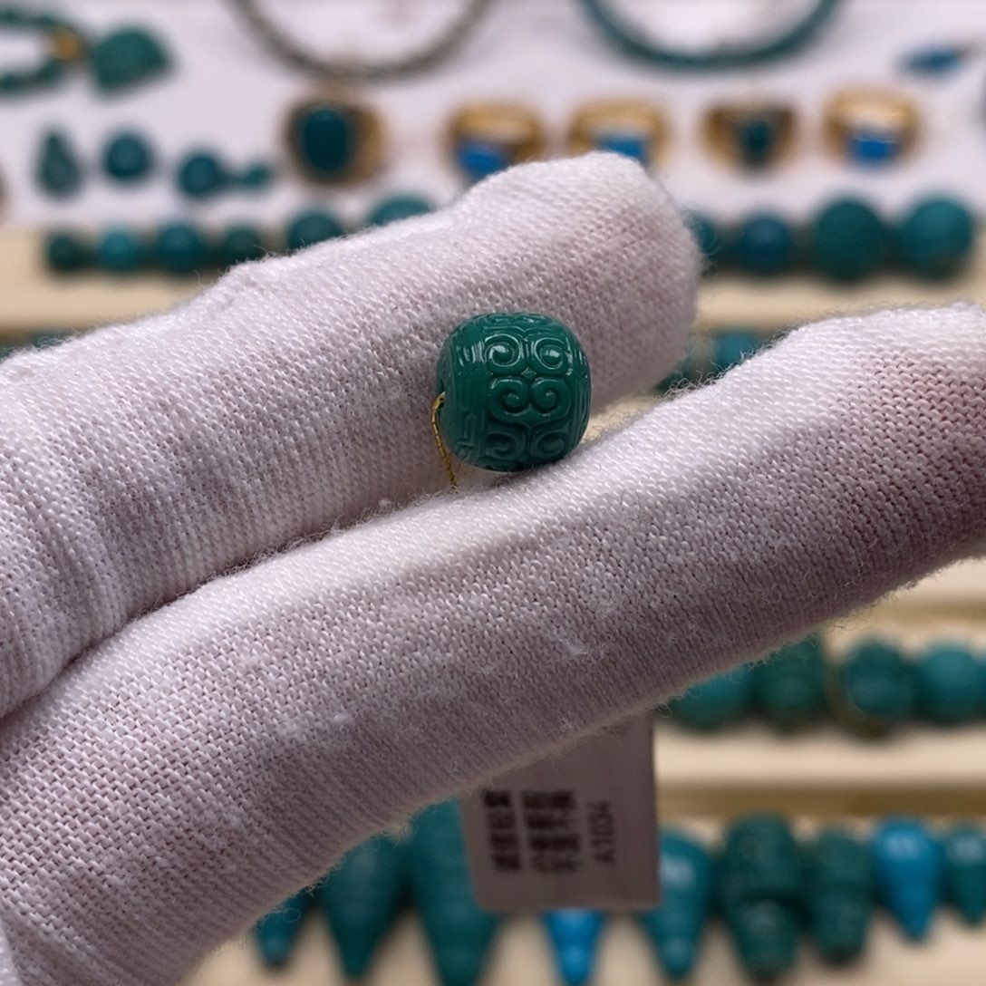 绿松石未镶嵌珠宝奇石8.9mm