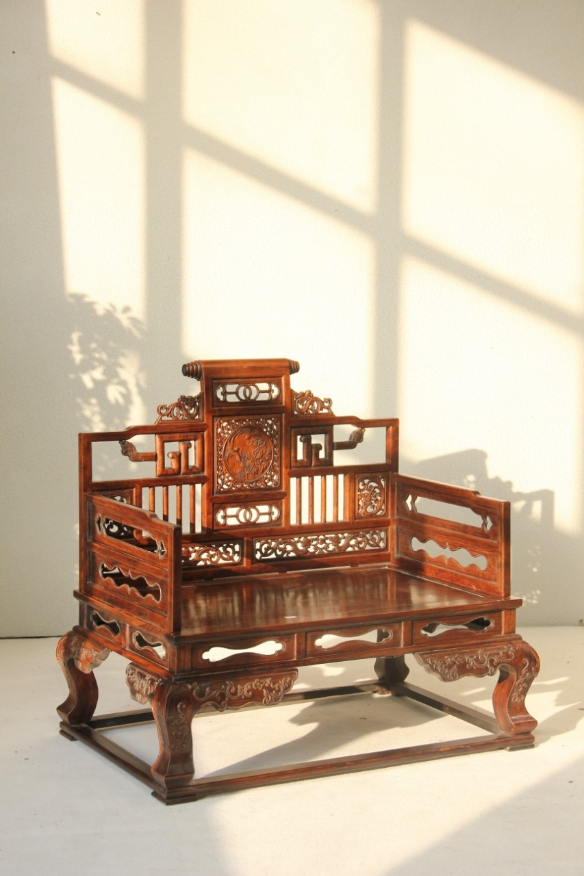 大宝座整体大气书房佳椅#古典家具#家具#宝座#椅子