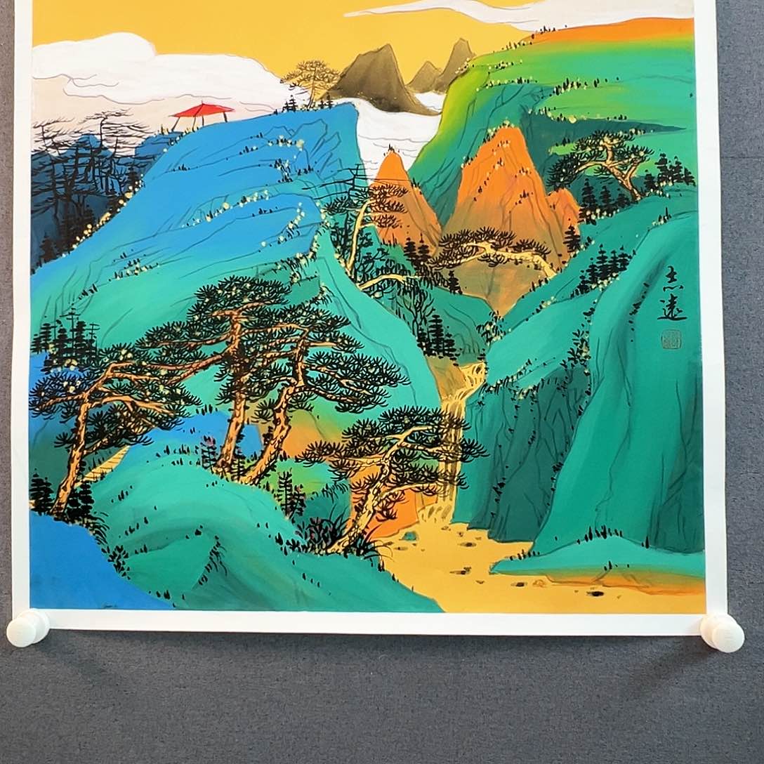 国画当代艺术，展览作品