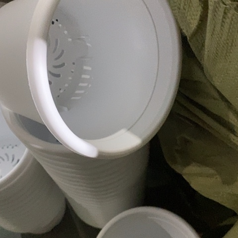 树脂四季3号纯白带托6套