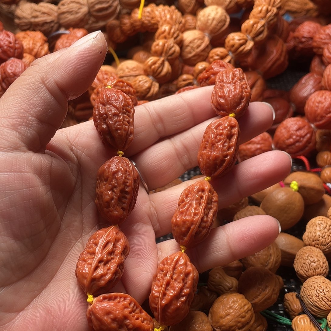 依***爸文玩核桃手串白菜