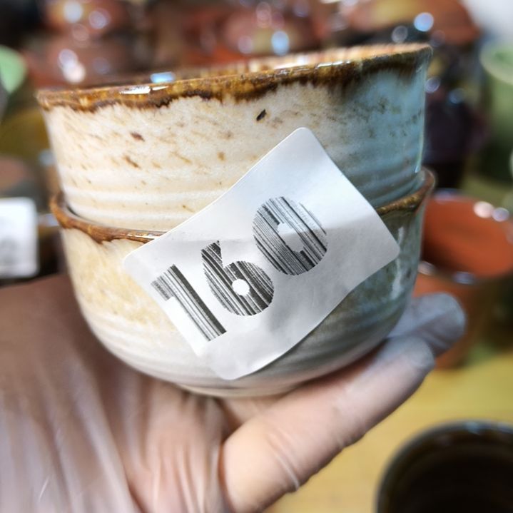 长***～瓷片磁州窑五厂盘碗壶杯有瑕疵