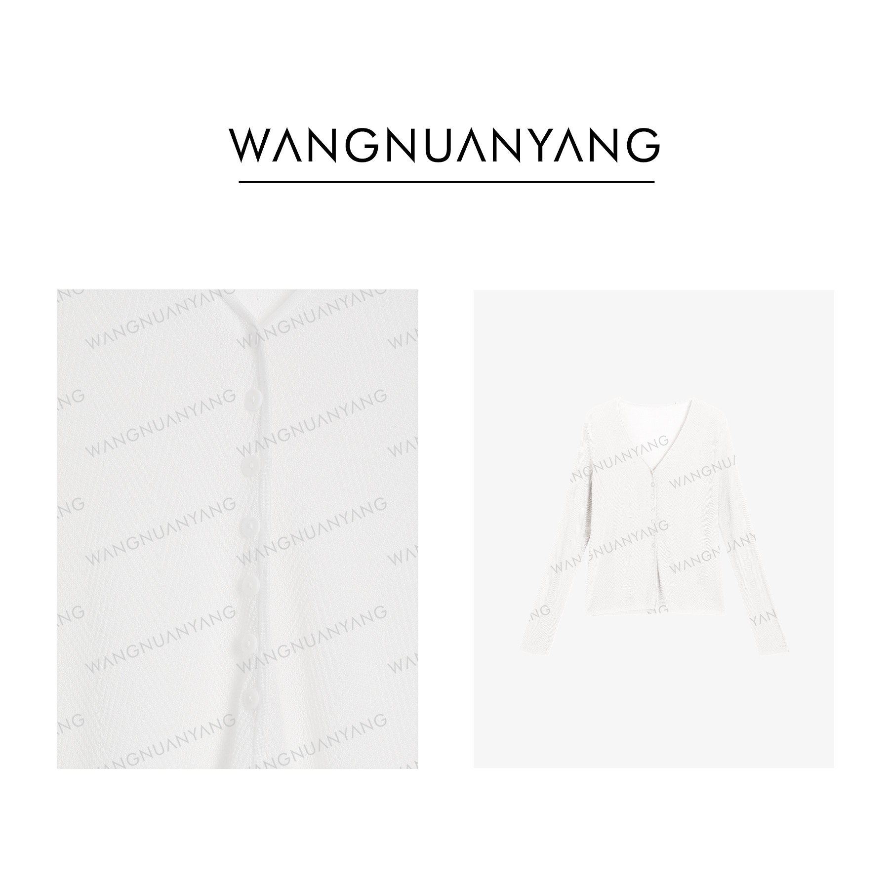 【WNY】初晴|夏季防晒衫鱼骨纹肌理感长袖轻薄针织开衫