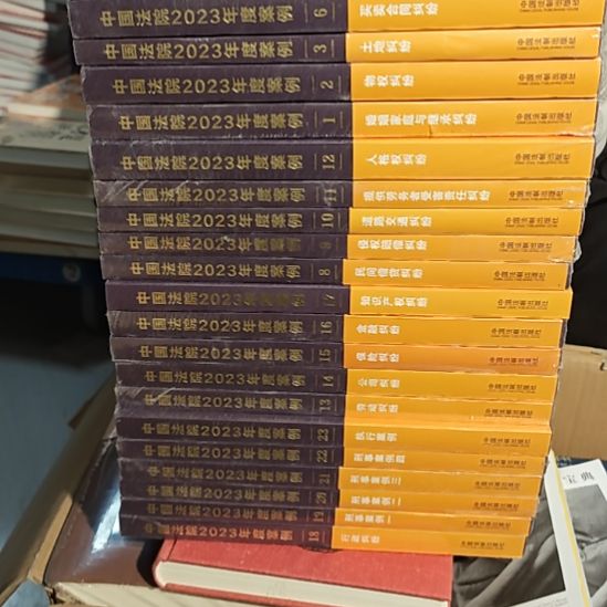 2023年度案例  21本库存书