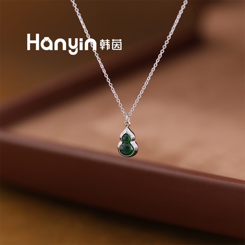 钛钢项链 韩版气质小巧精致小葫芦不掉色项链轻奢高级感