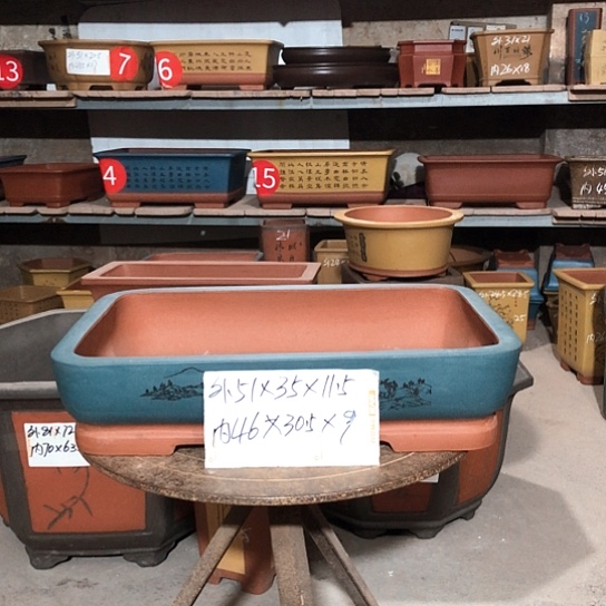 紫砂紫砂花盆包邮