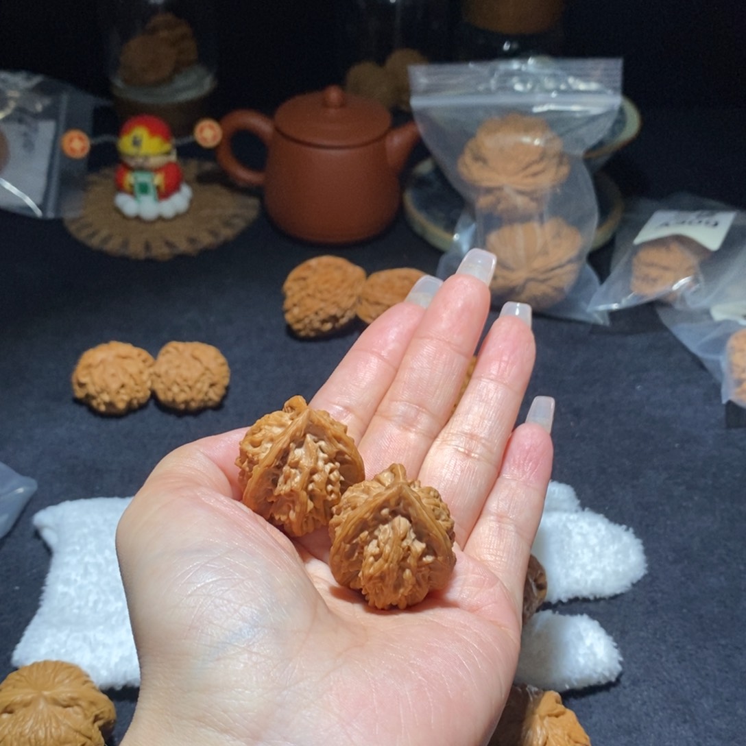 文玩核桃吊坠盘山公子帽32