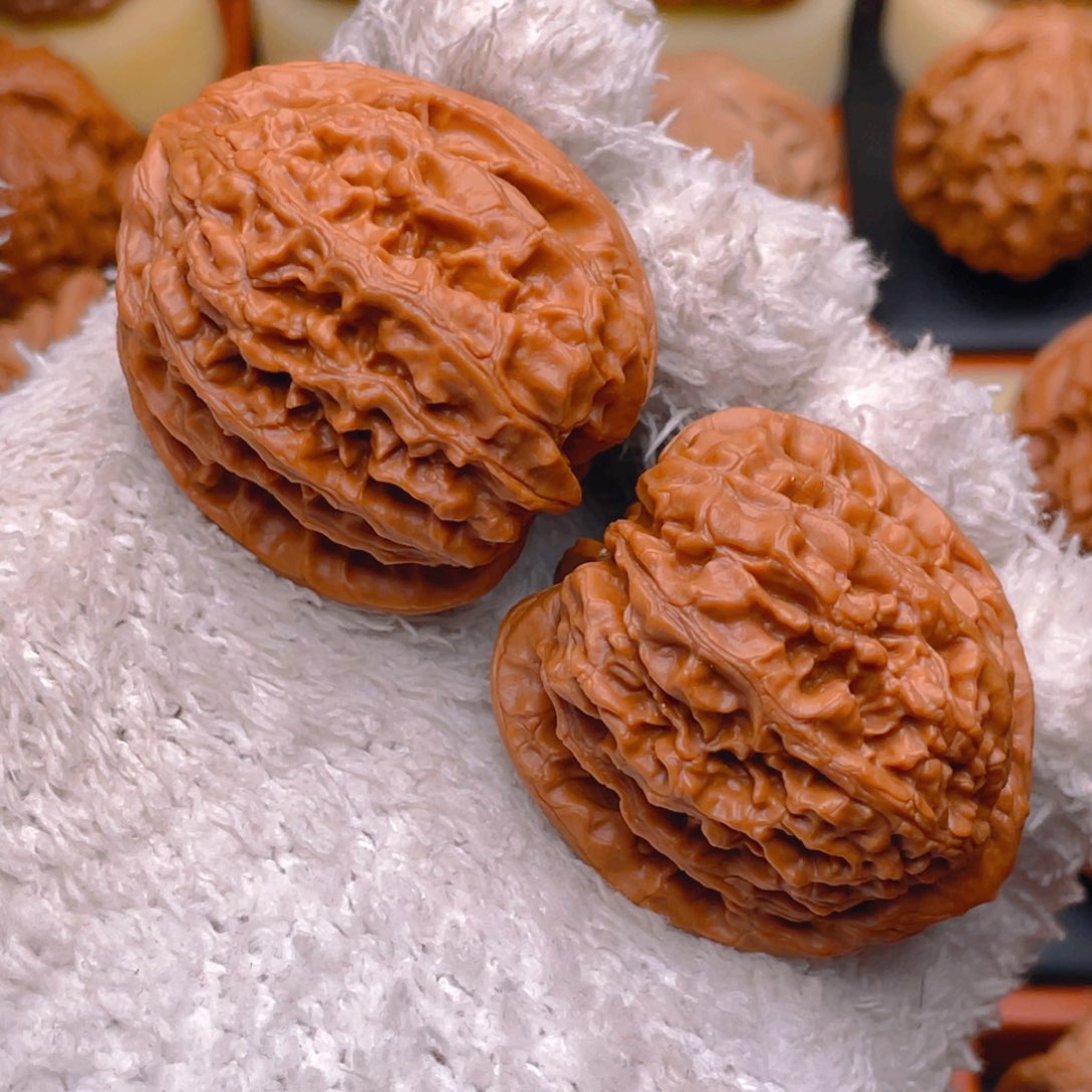 文玩核桃把件40龙脊