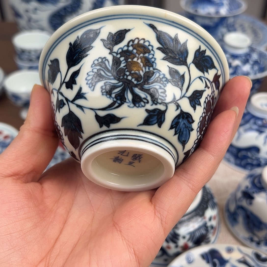 瓷福利手工手绘杯子