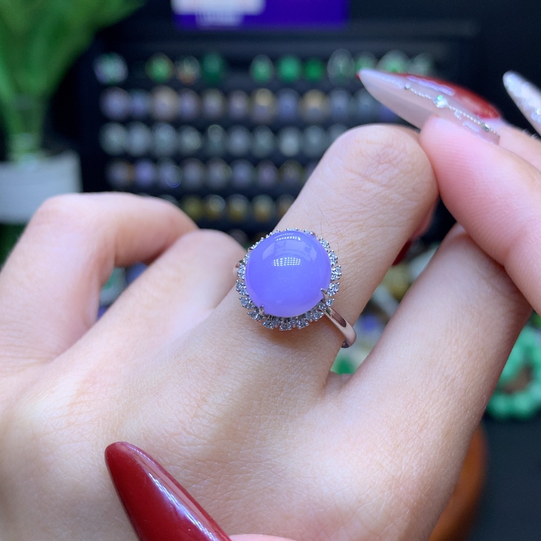 翡翠颈饰18K金镶嵌天然