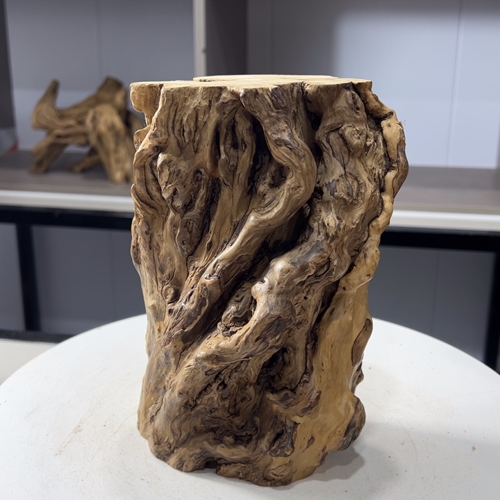 木石榴木榴疤底座摆件