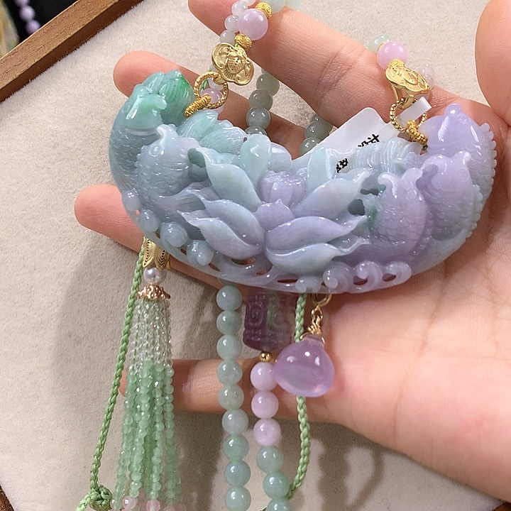 翡翠未镶嵌颈饰翡翠吊坠