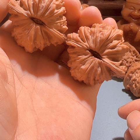 文玩核桃把件四座楼39.5