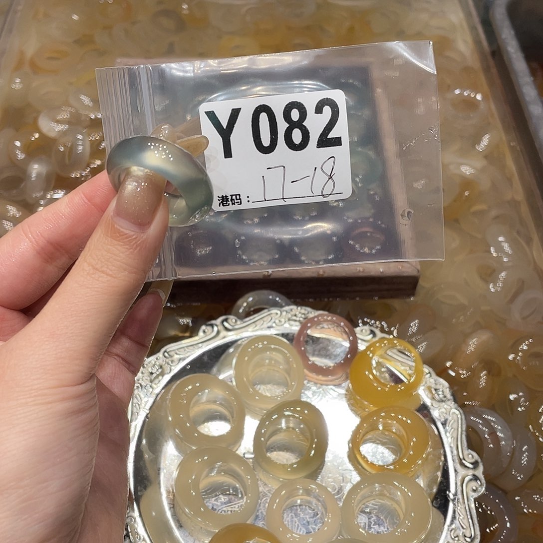 玛瑙/玉髓未镶嵌戒指082