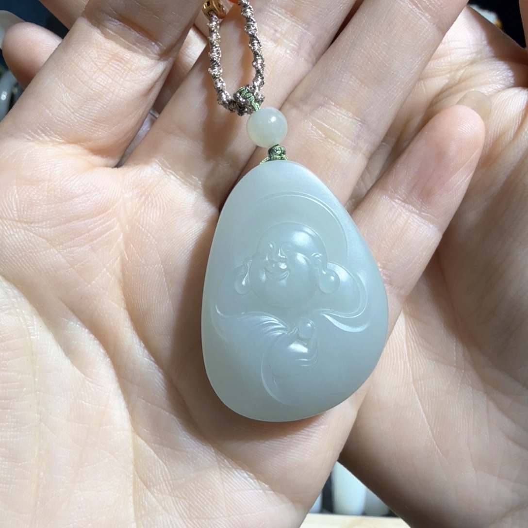 和田玉佛公挂件未镶嵌