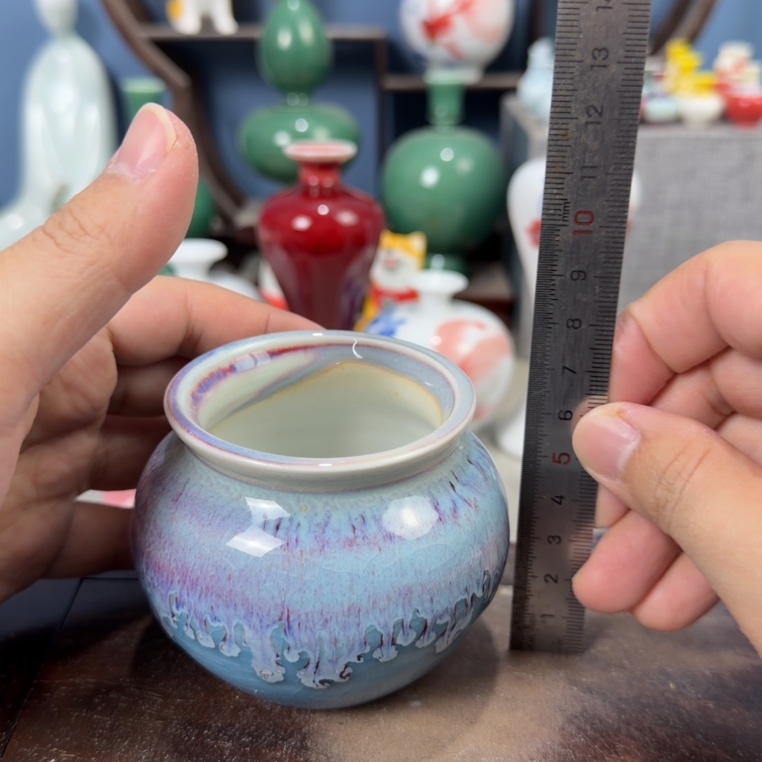 陶瓷手工小花器摆件