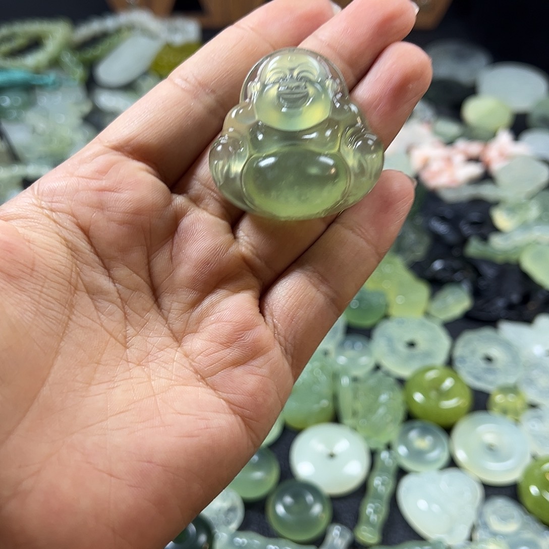 未镶嵌岫玉吊坠(不含链)