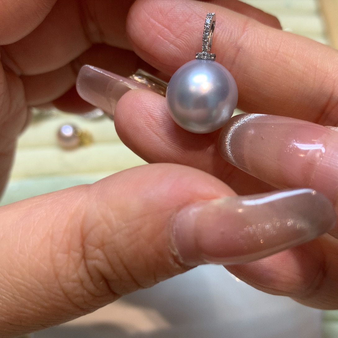 海水珍珠颈饰14K金镶嵌