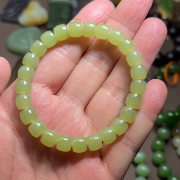 和田玉（黄玉）未镶嵌手链