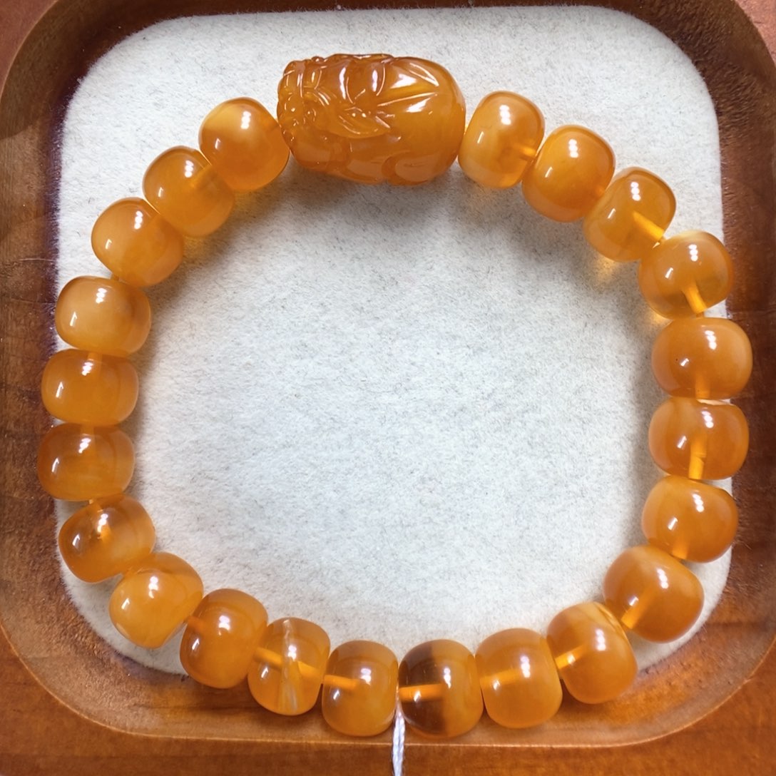 蜜蜡手串未镶嵌蜜蜡手串