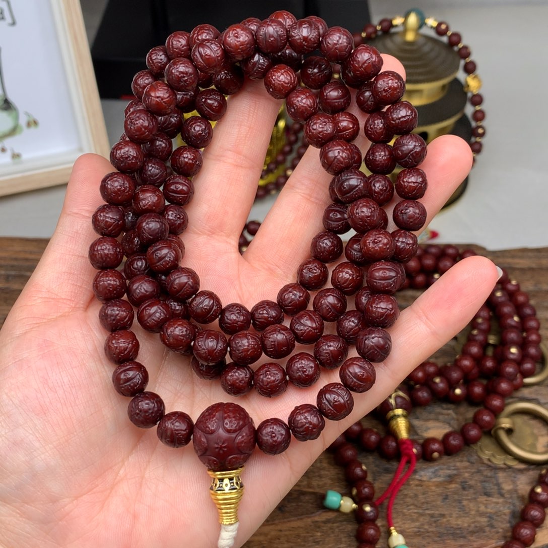 吊坠凤眼菩提9 素108