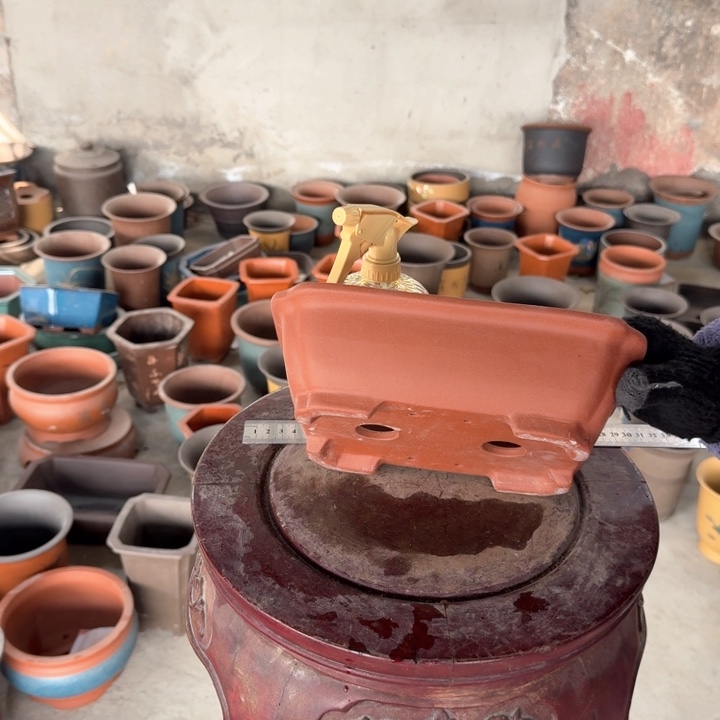 紫砂紫砂花盆口径