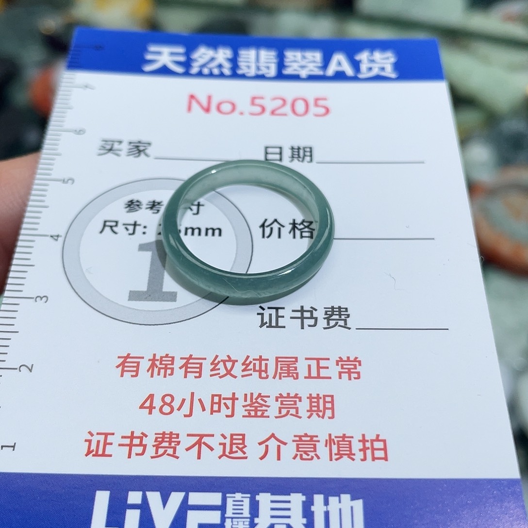 翡翠未镶嵌挂件5205