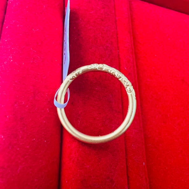 【思思专享】足金999 卷草纹  GP  0.49 15#纳金添福