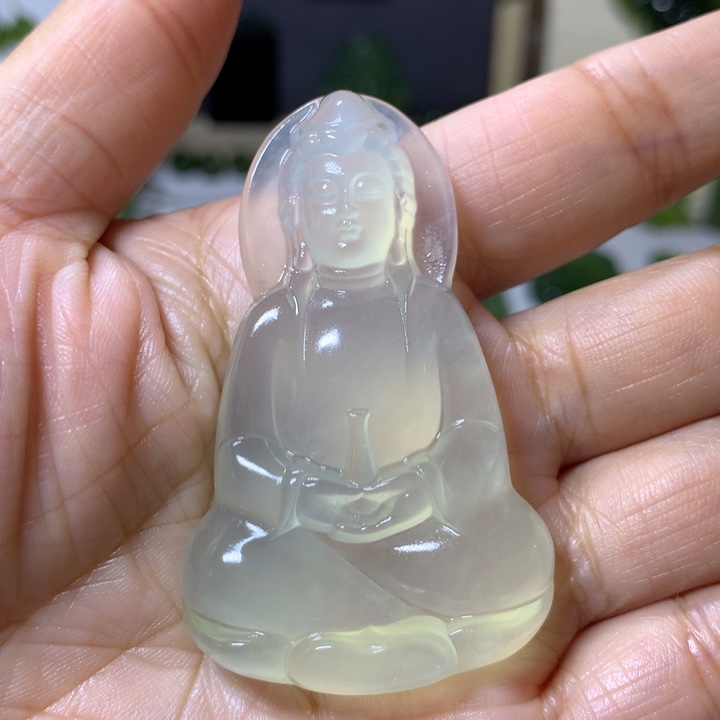 岫玉颈饰未镶嵌吊坠