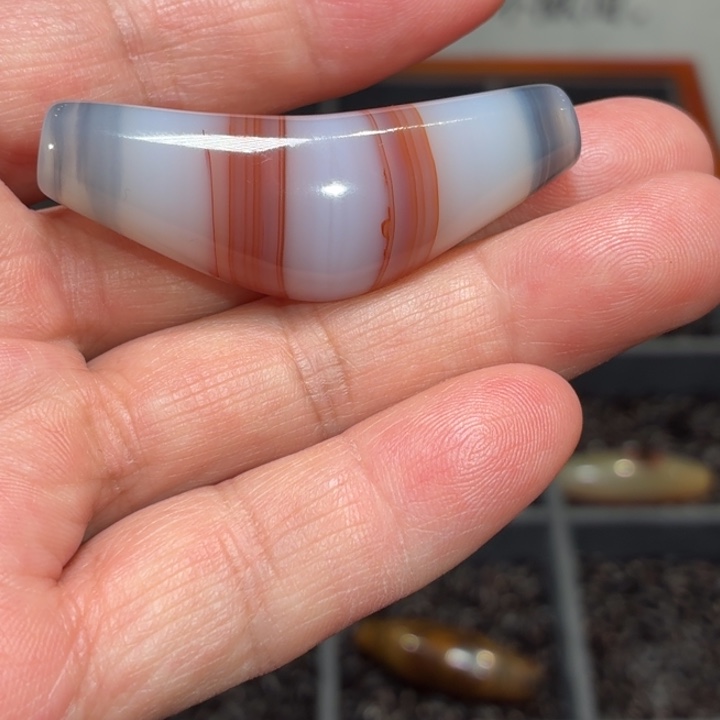 佰***货玛瑙/玉髓散珠_HEIMORI 天然天珠