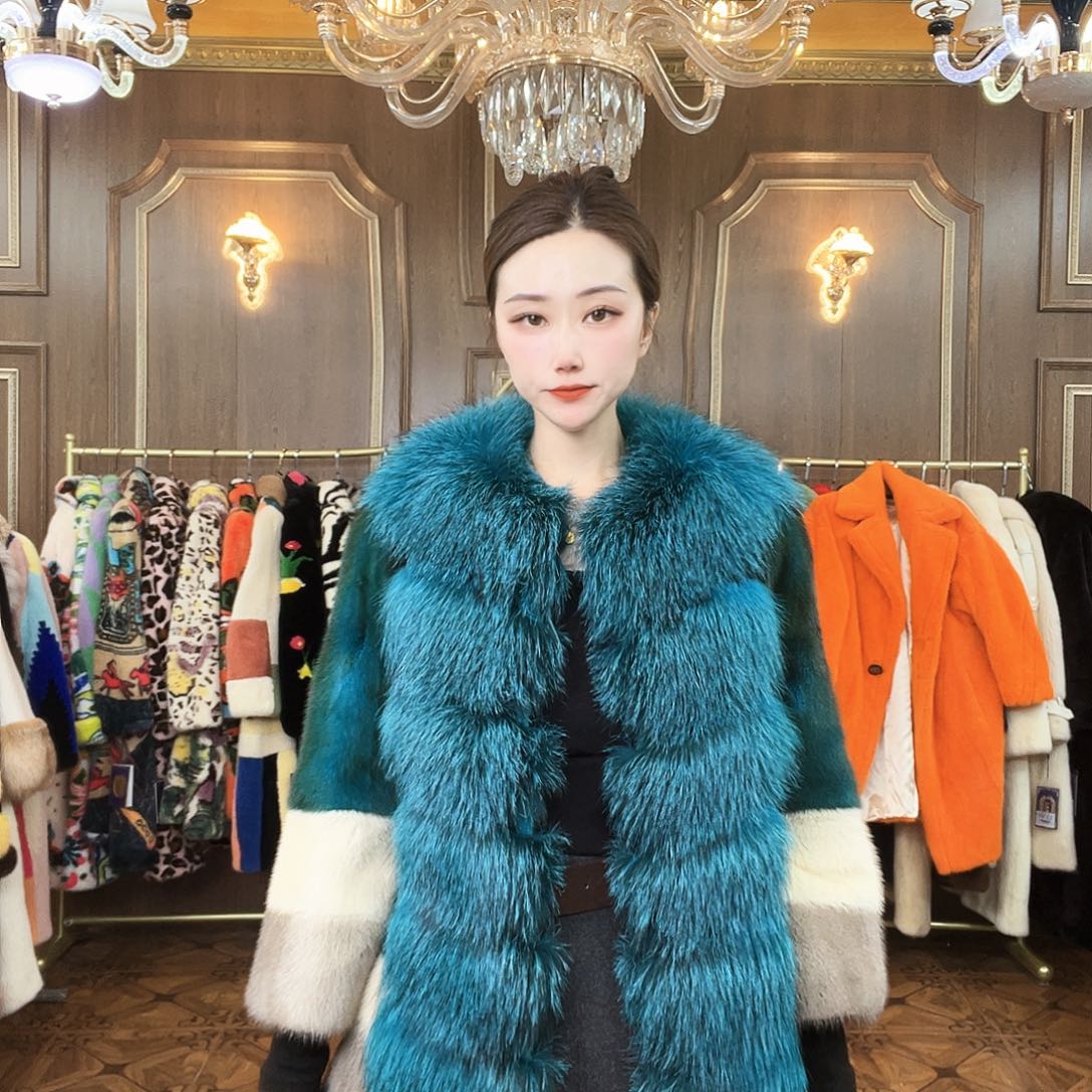 貂皮大衣时尚潮流