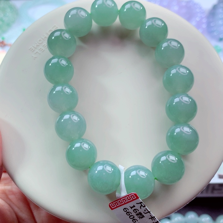 翡翠未镶嵌手链卡13