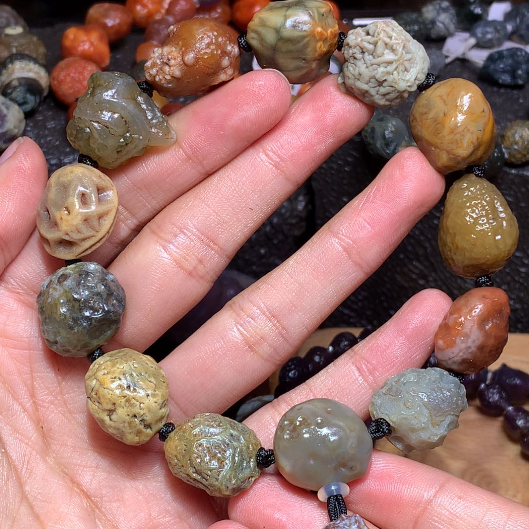 未镶嵌玛瑙/玉髓珠宝半成品