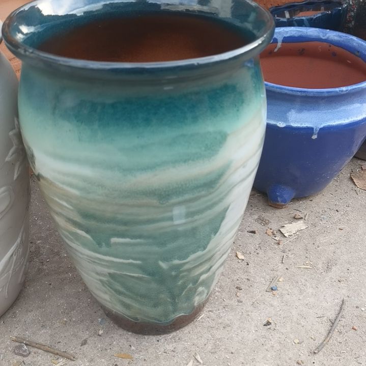 红陶口20高31一个盆